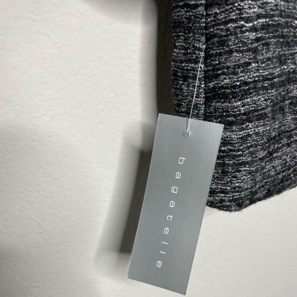 NEW Bagatelle Open Front Wool Waterfall Jacket L - Picture 4 of 5